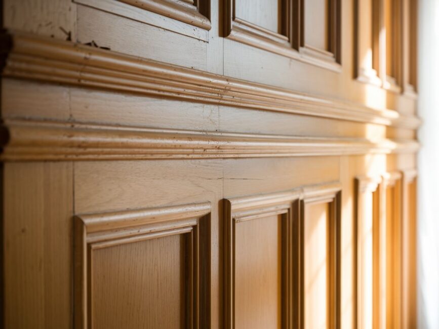 DIY renowacja boazerii