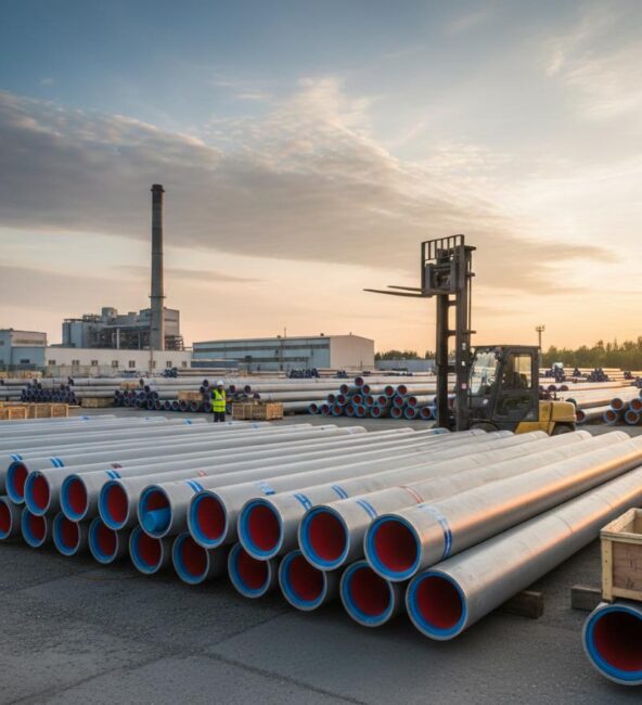 Rury preizolowane stalowe gotowe do dostawy na inwestycję